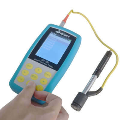 Testery twardości ekranu kolorowego Przenośny tester twardości Leeb dla metalu SH-500
