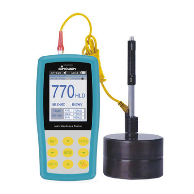 Testery twardości ekranu kolorowego Przenośny tester twardości Leeb dla metalu SH-500